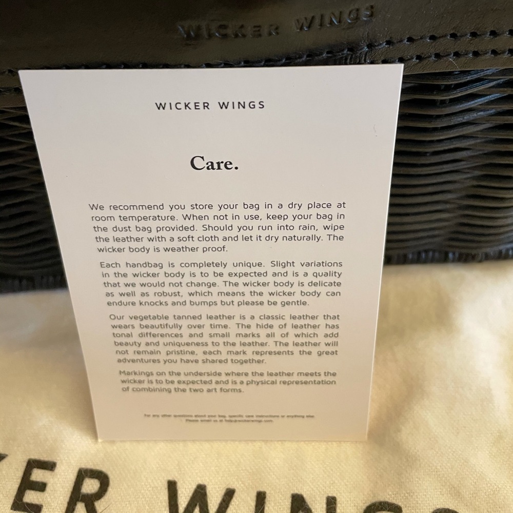 Wicker wings